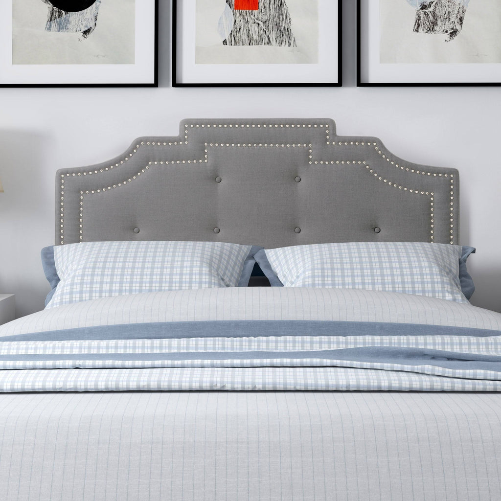 Cream Button Tufted Headboard O821511