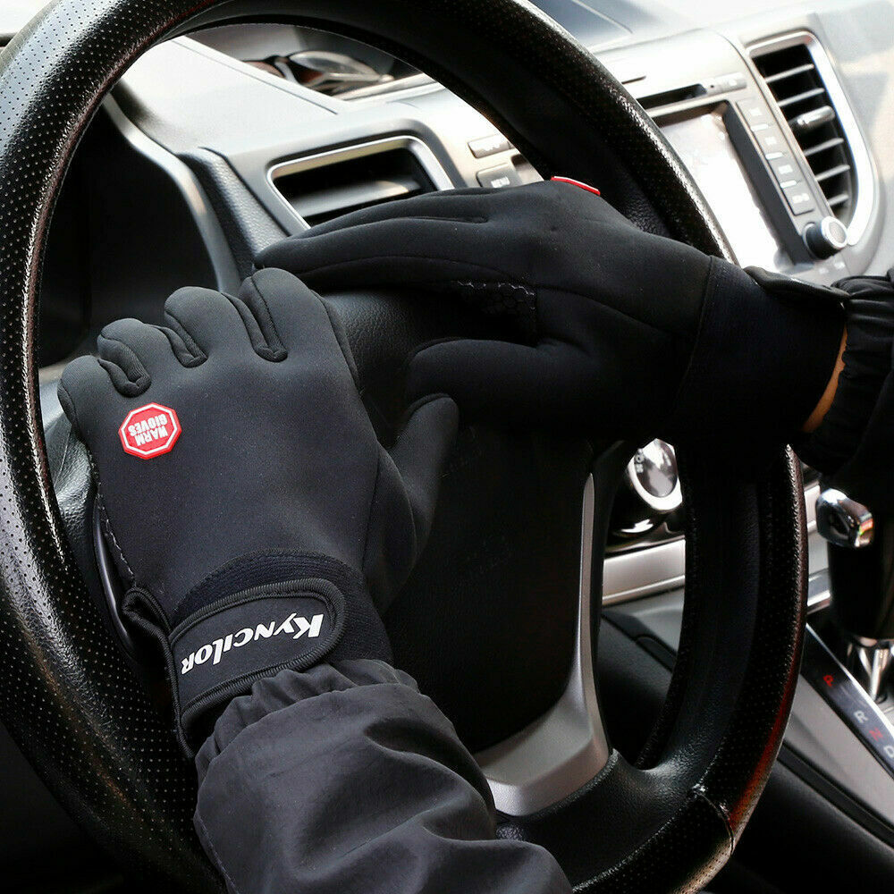 Thermal Waterproof Touchscreen Ski Snow Gloves, Large O654856