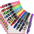 Soft Nylon Adjustable Breakaway Puppy ID Collar 14PCS Y51200
