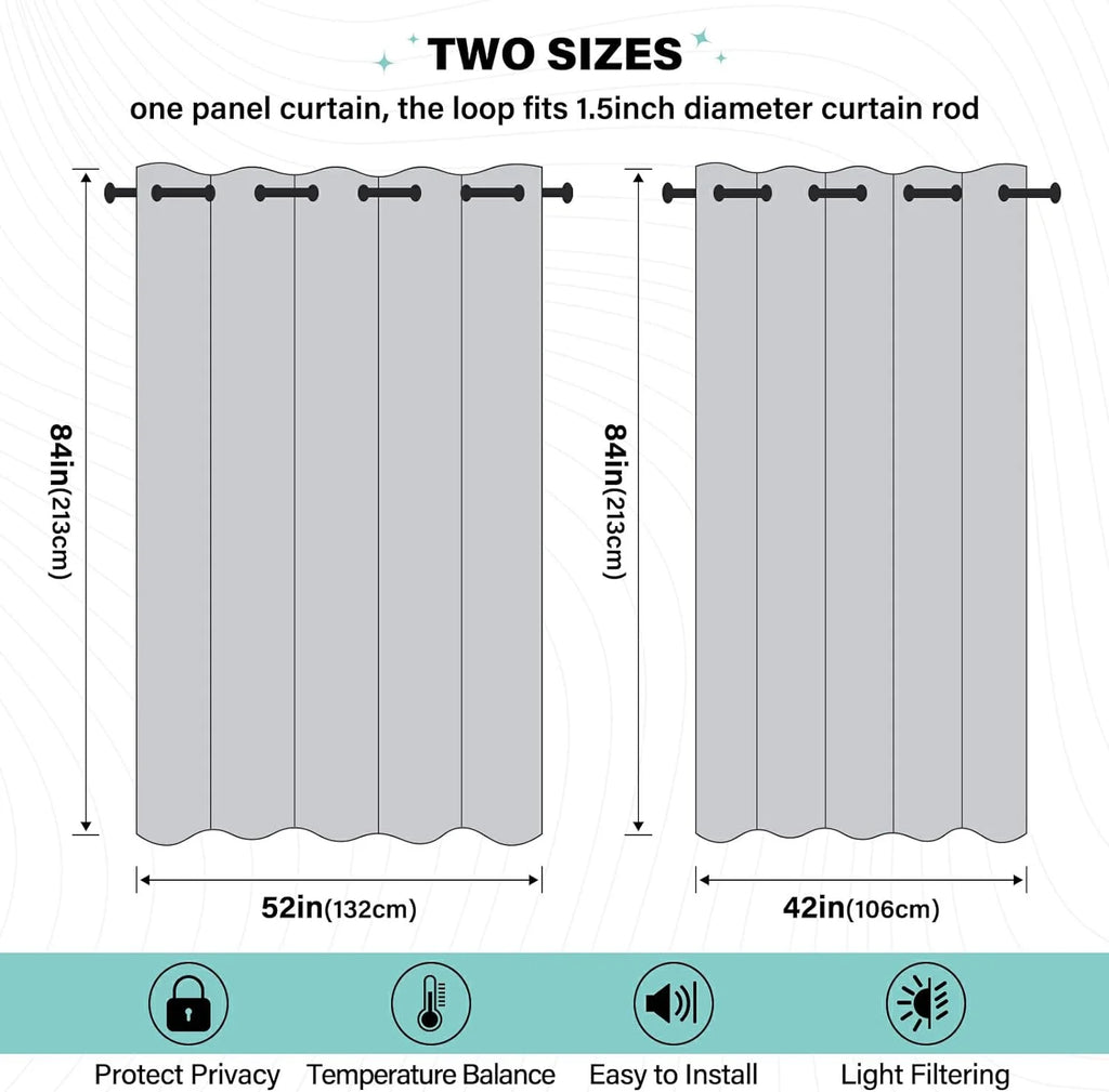 Blackout Curtains 84" I933134