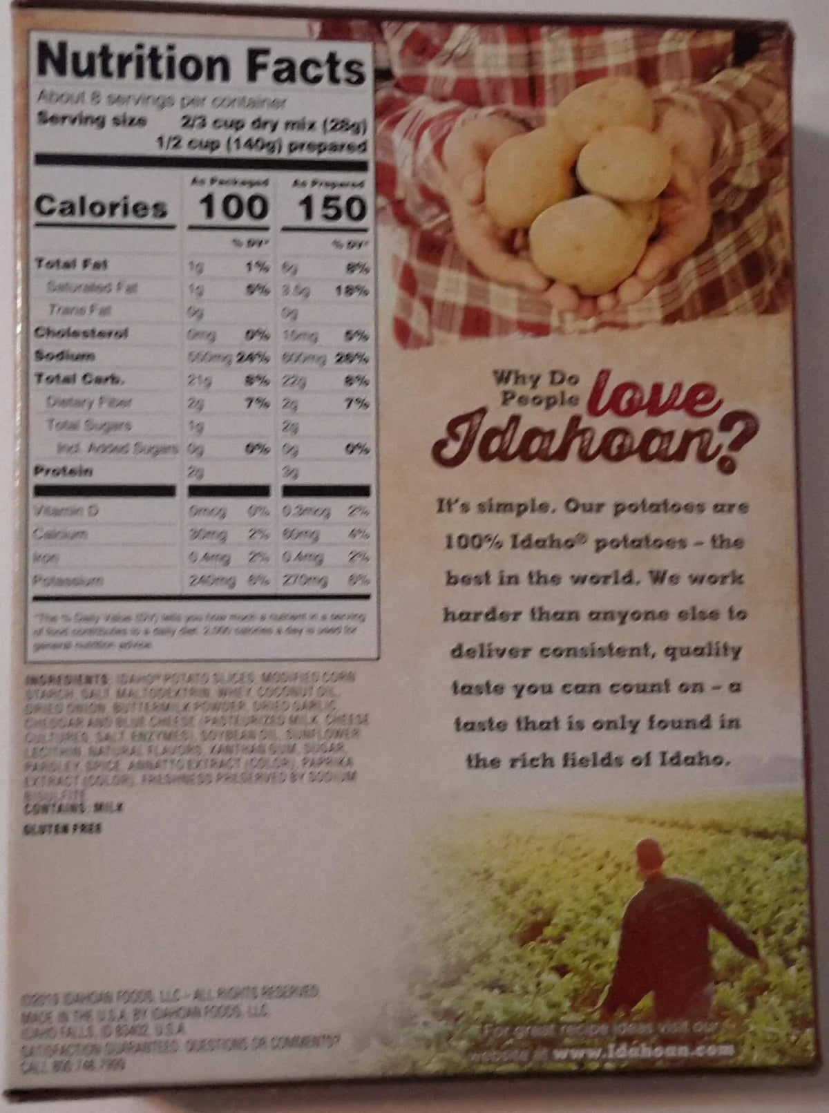 Au Gratin Casserole Family Size Pack of 12 K4350