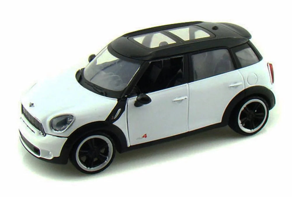 White with Black Roof 1/24 Scale Diecast Car S4944