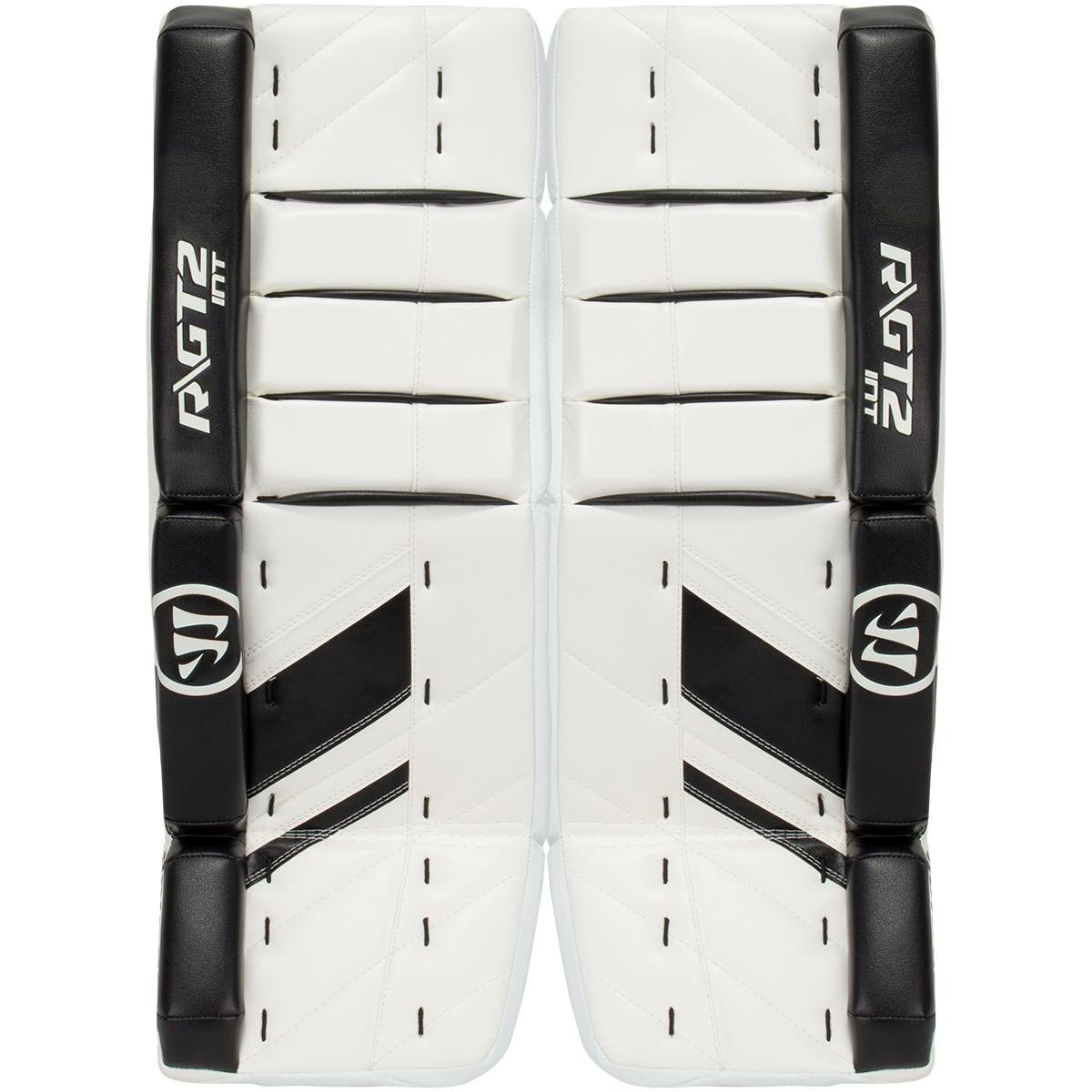 Intermediate Goalie Leg Pads White Black 30+1in G9377