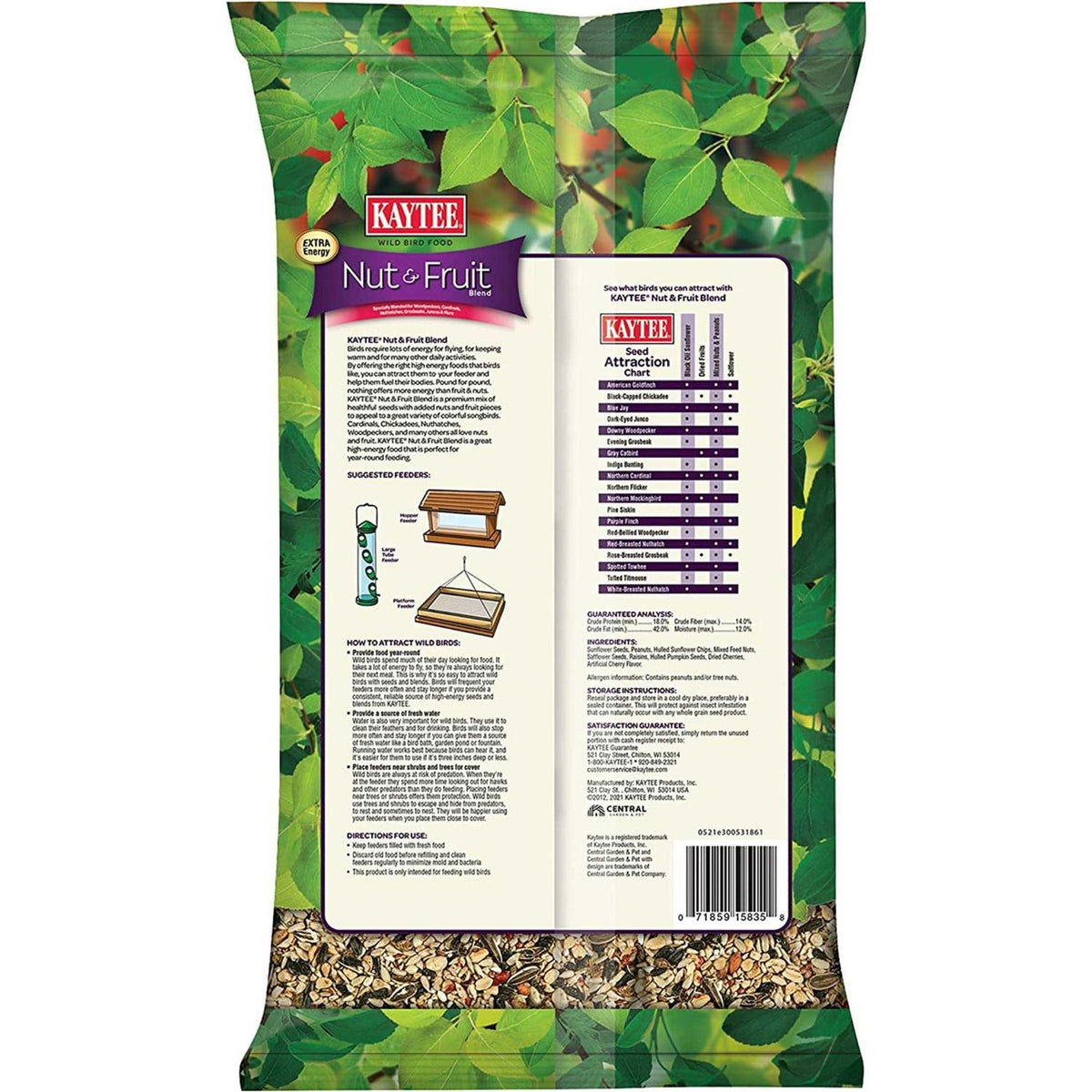 Nut Fruit Blend Wild Bird Food X650