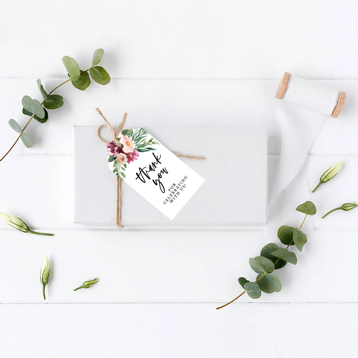 100-Pk Cardstock Gift Tags A2020