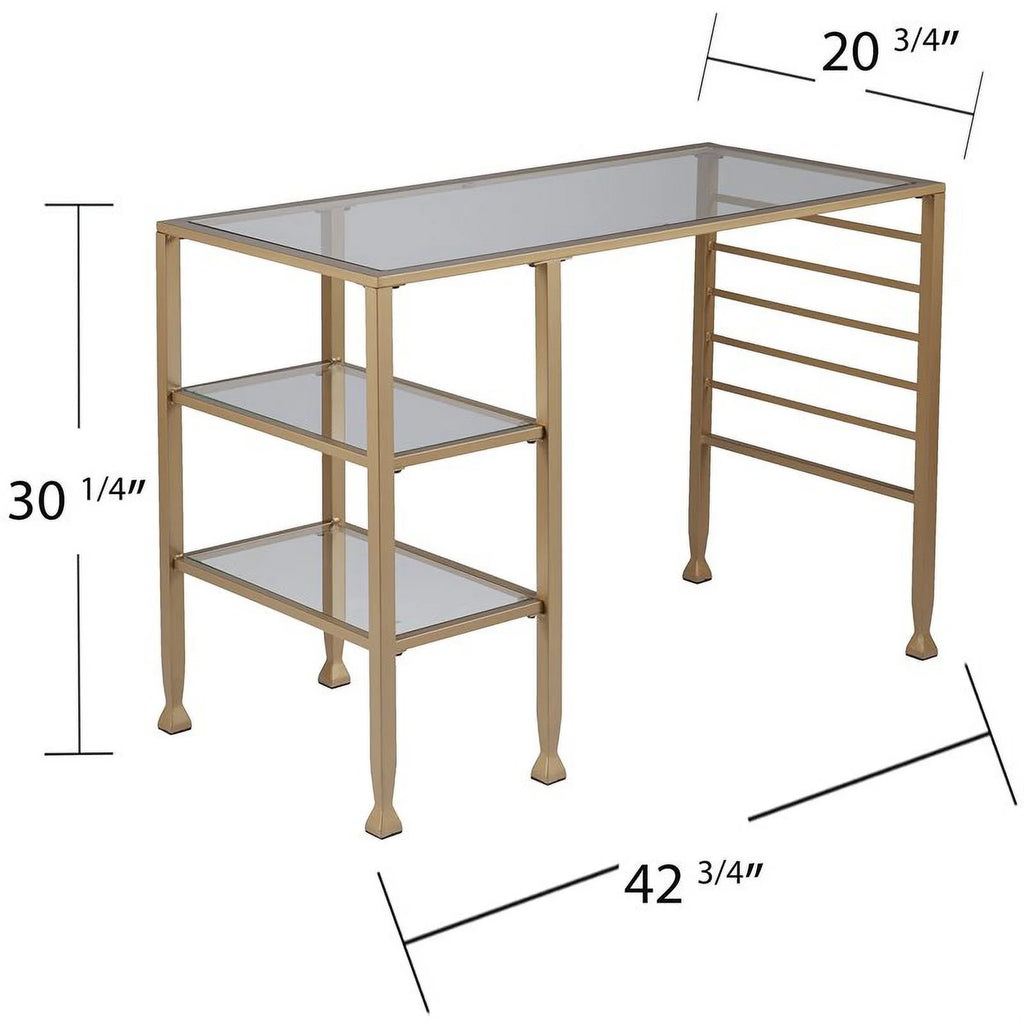 Glass Top Writing Desk G178
