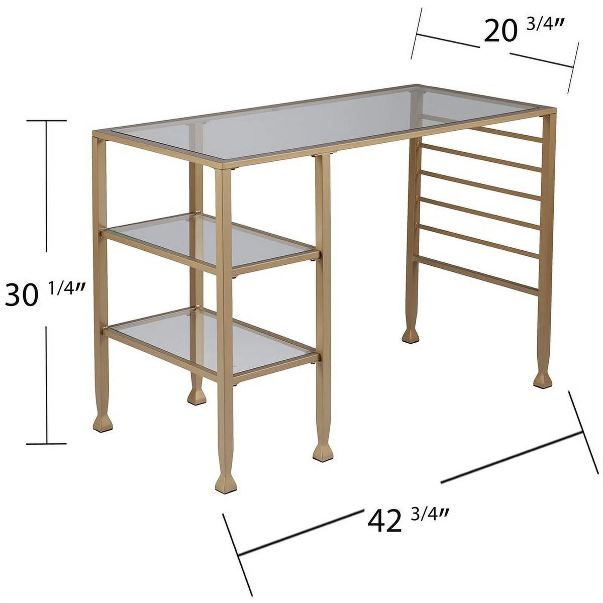 Glass Top Writing Desk G178