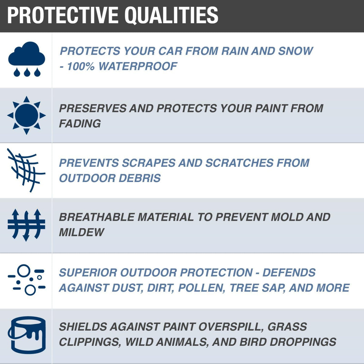 Tan 4 Layer Waterproof Van Cover C398
