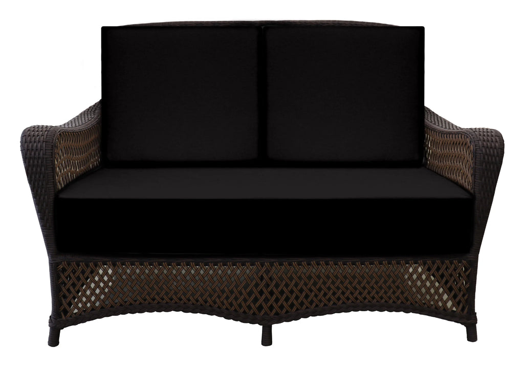Foam Deep Seating Loveseat Cushion Set, Black M85545