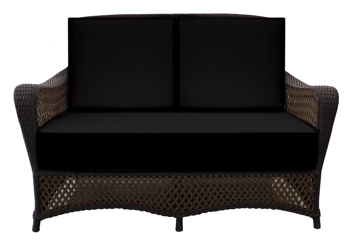 Foam Deep Seating Loveseat Cushion Set, Black M85545
