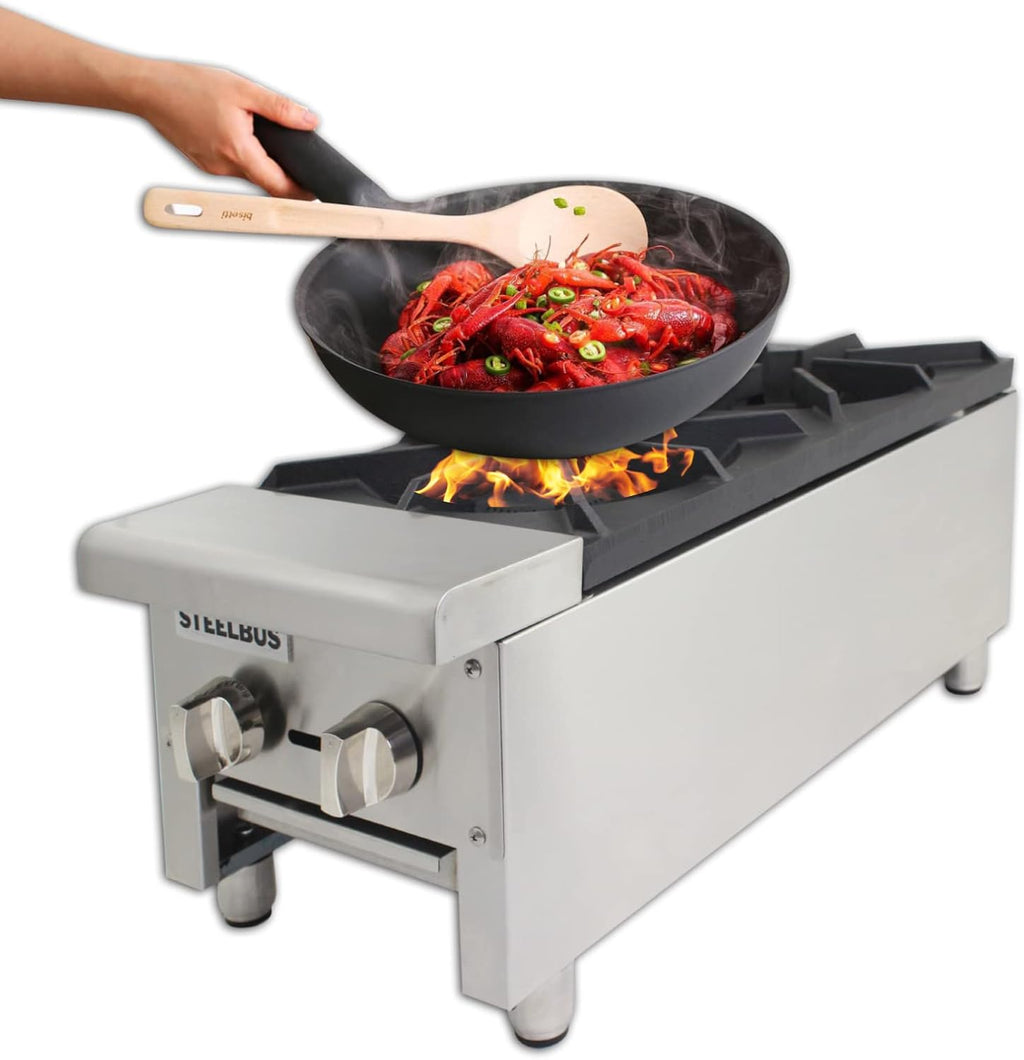 12'' Heavy Duty Commercial 2 Burner Gas Hot Plate Z460869