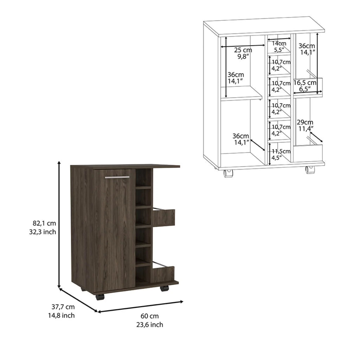 Brown 2 Piece Living Room Set X841