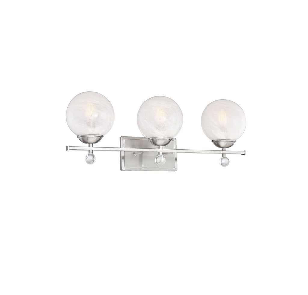 Satin Nickel 3 Light Bath R66084
