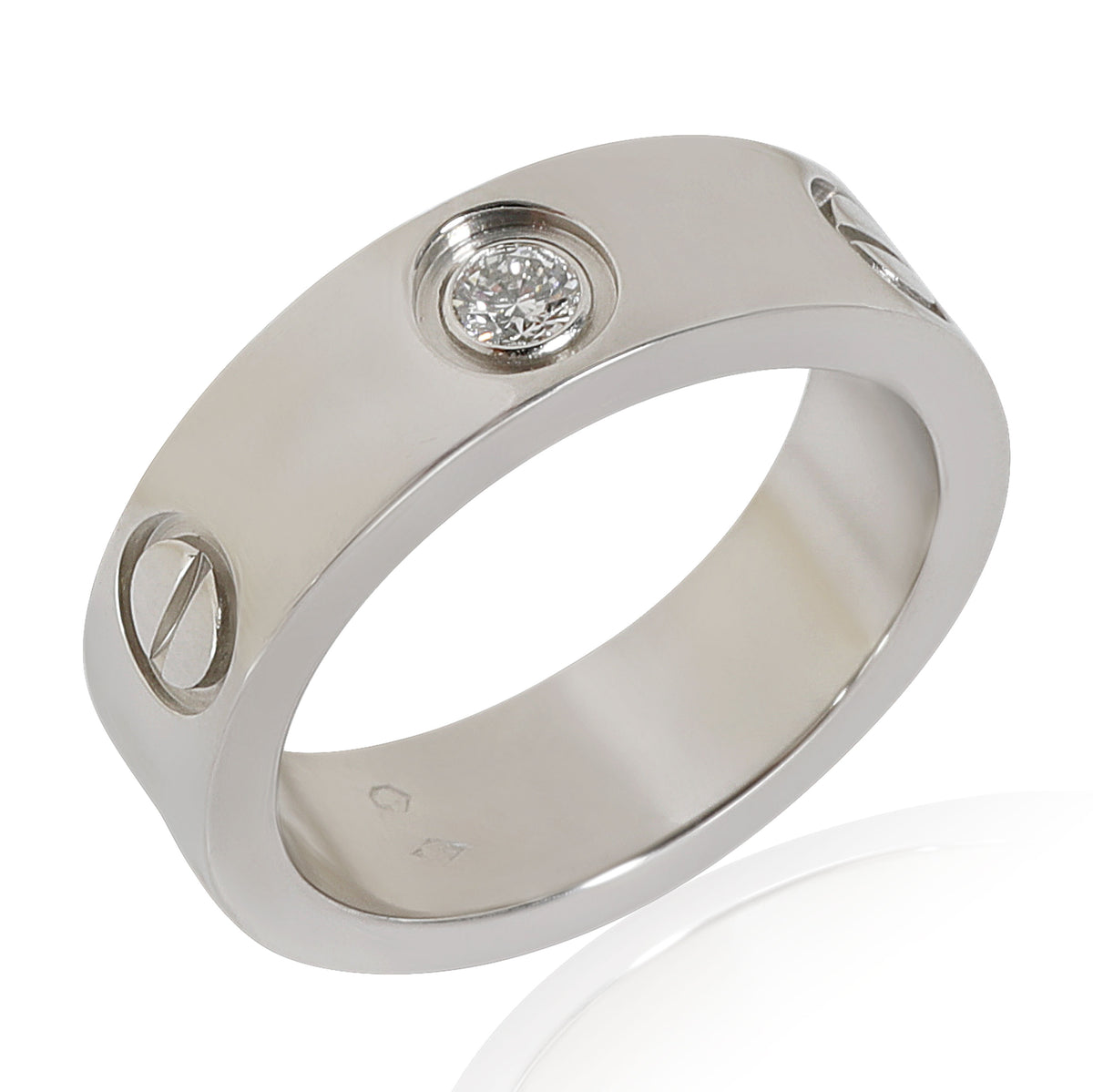 950 Platinum Diamond Ring 0.09 CTW S6690