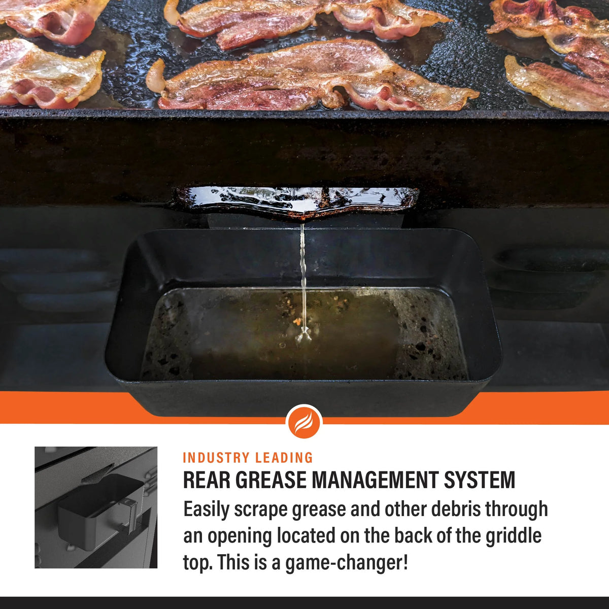 28" 5 Burner Propane Griddle I795459