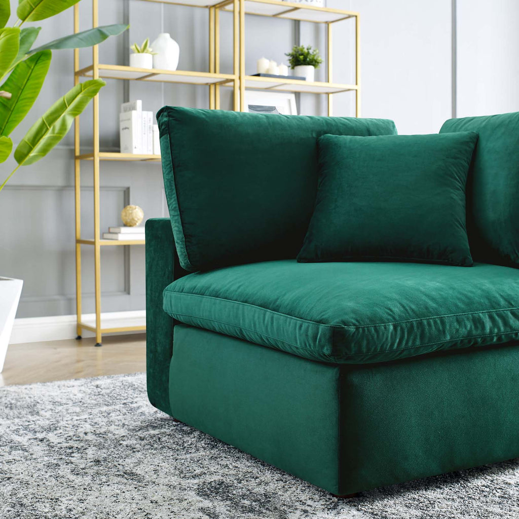 Green Velvet Accent Chair O975