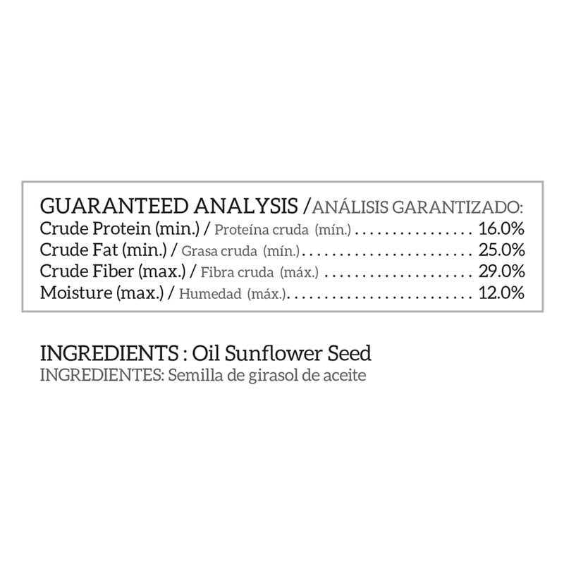 Black Oil Sunflower Seed Wild Bird Food Q287093