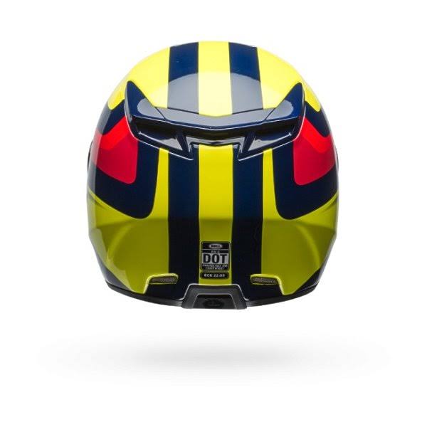 Gloss Hi-Viz Yellow Navy Red Helmet Size Small Q91257
