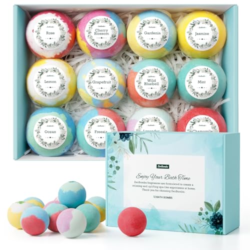 12pcs Handmade Natural Bath Bombs with Shea Butter I640