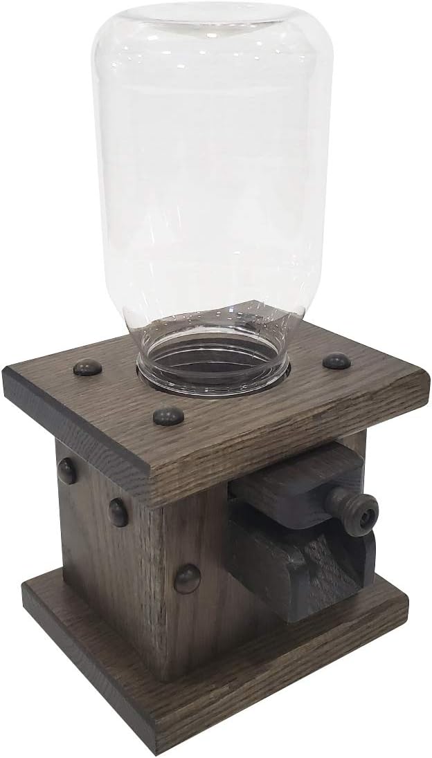 Wooden Candy Dispenser Gumball Machine J21018