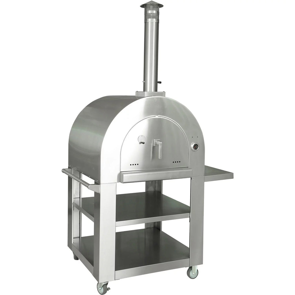 Portable Wood Fired Stainless Steel Pizza Oven J5792
