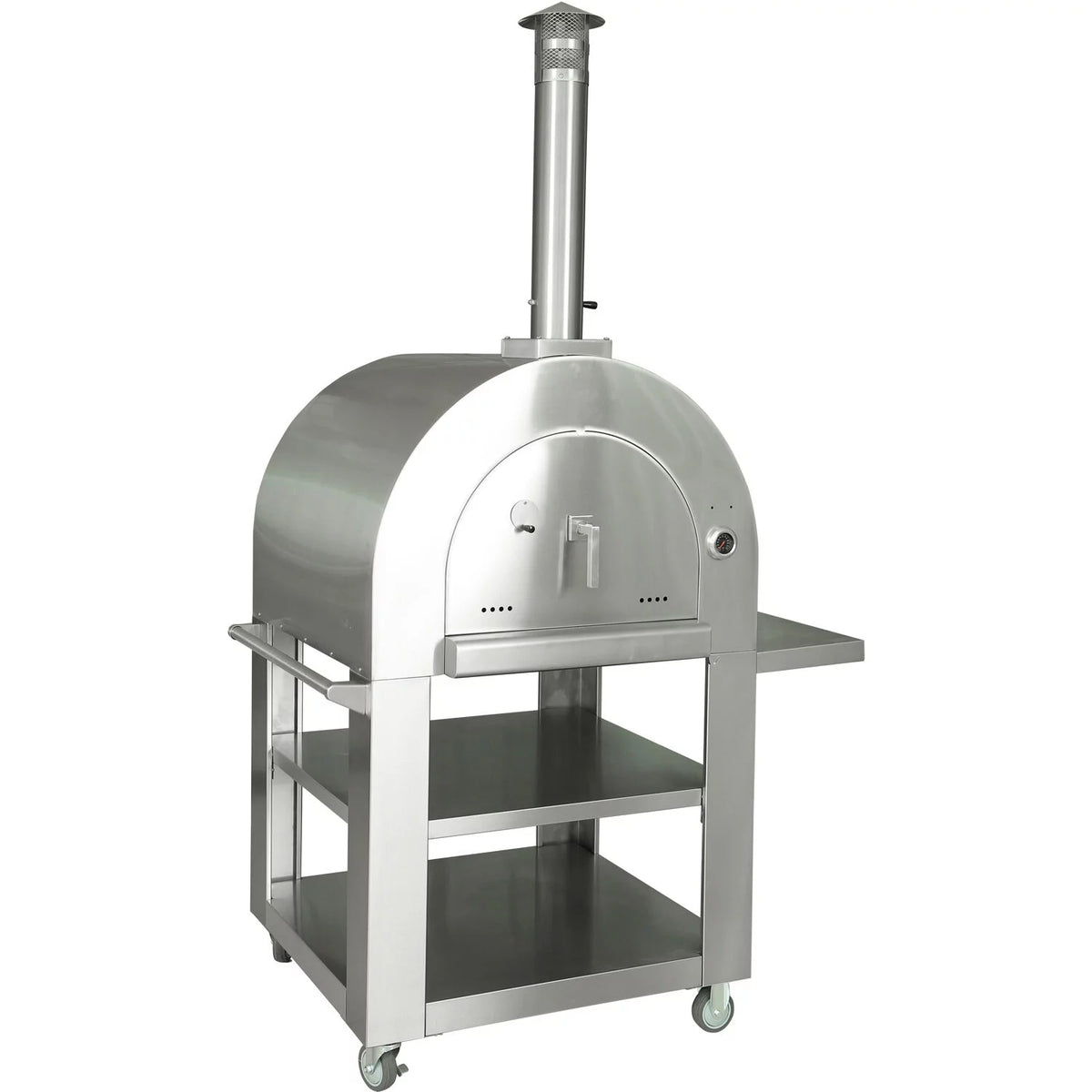 Portable Wood Fired Stainless Steel Pizza Oven J5792