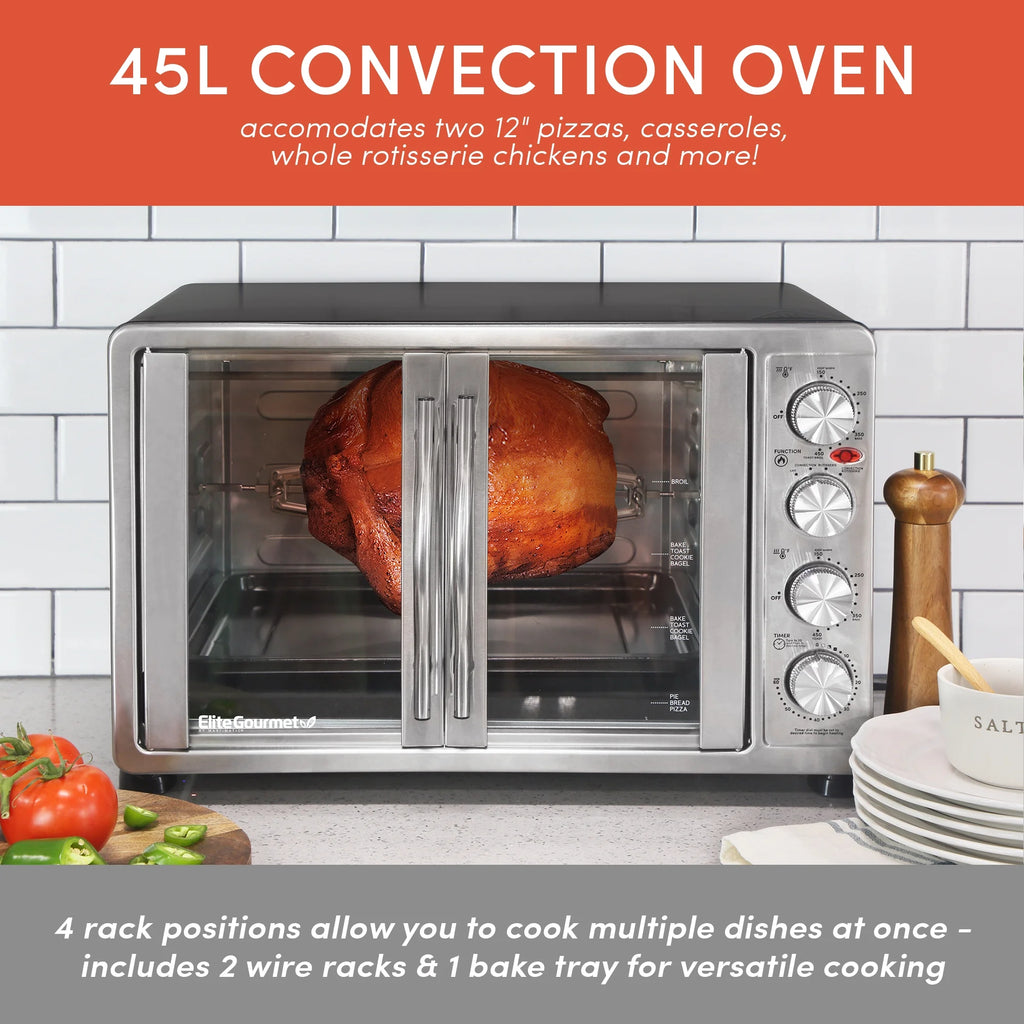Double Door Oven with Rotisserie and Convection H10508