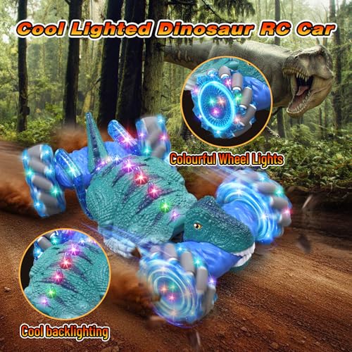 2.4GHz LED Gesture Sensing 4WD Double Sided Rotation Stunt Car R850