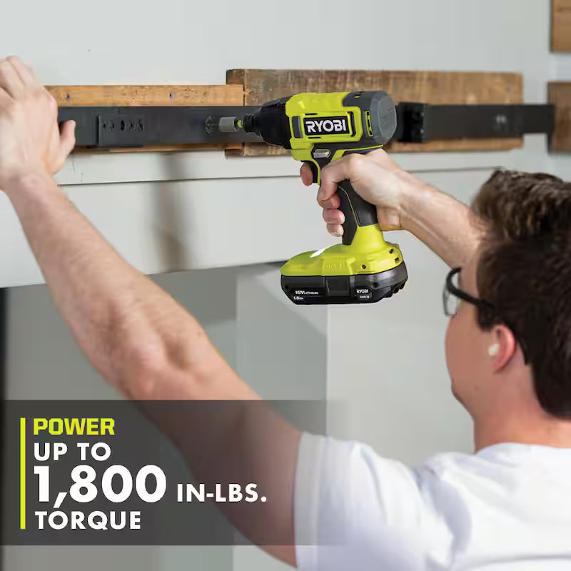 18V Cordless 6-Tool Combo Kit with Batteries & Charger Y987