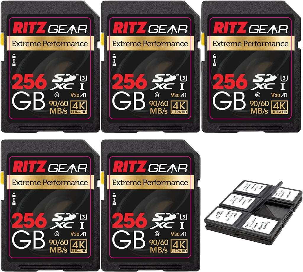 64GB UHS-I SDXC Memory Card 3 Units + Holder Pack of 2 X88349