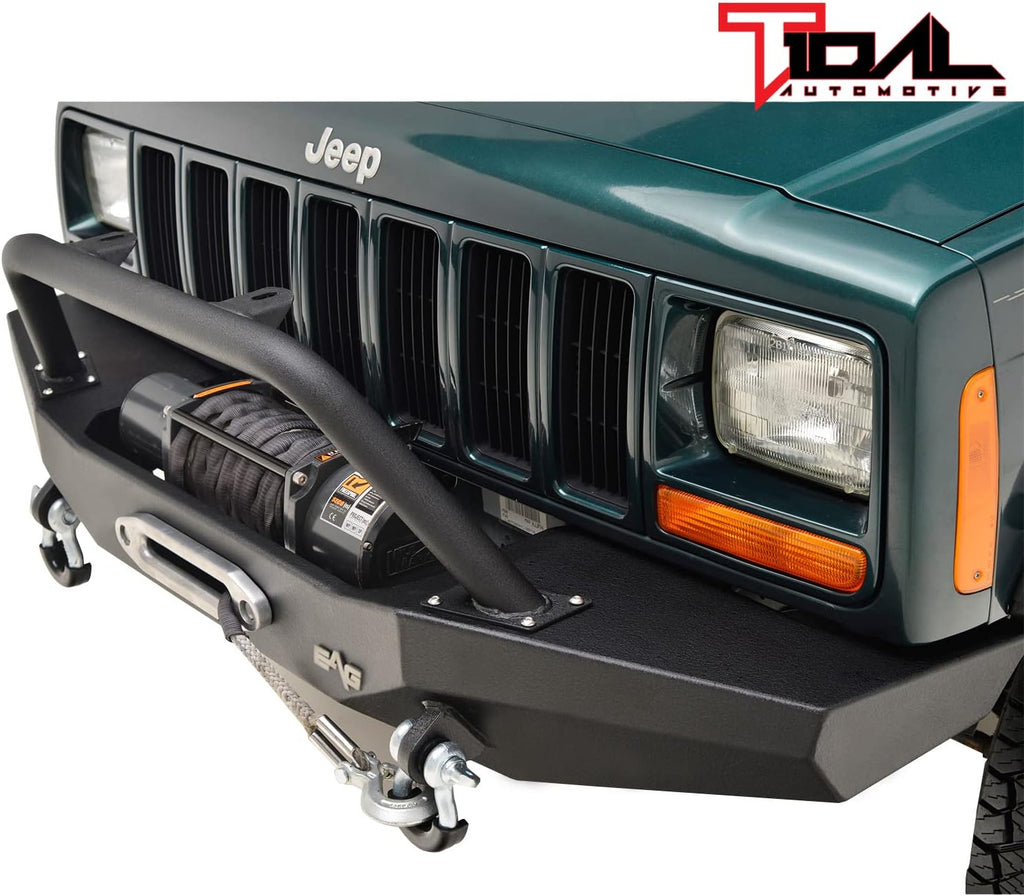 Front Bumper with Winch Plate and Hoop C2984