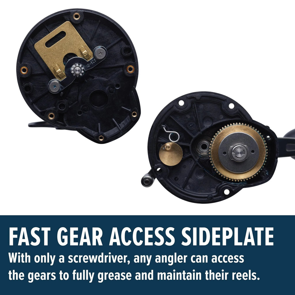 Squall II Level Wind Conventional Reel, Size 30, Left-Hand Y876