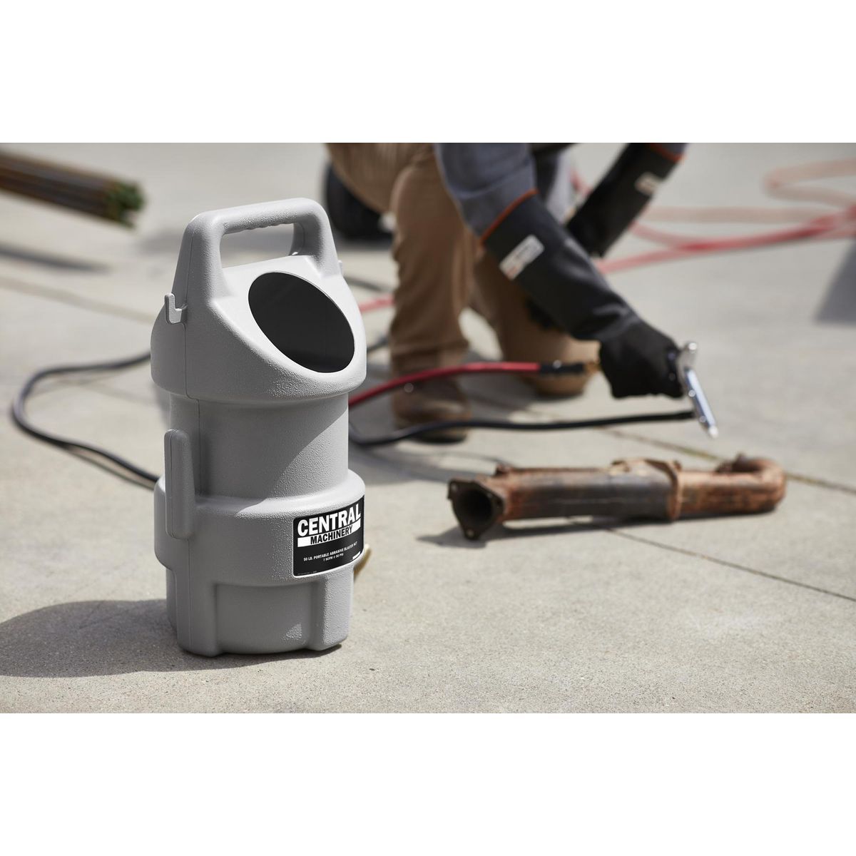 50 lb. Portable Abrasive Blaster Kit O854096