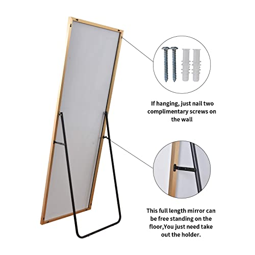 LED Full Length Mirror 71x32 inch Oversized White V13019