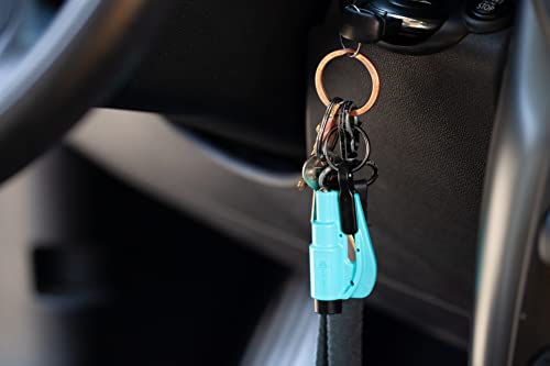 Emergency Keychain Car Escape Tool, 2-in-1 Seatbelt Cutter and Window Breaker S16086