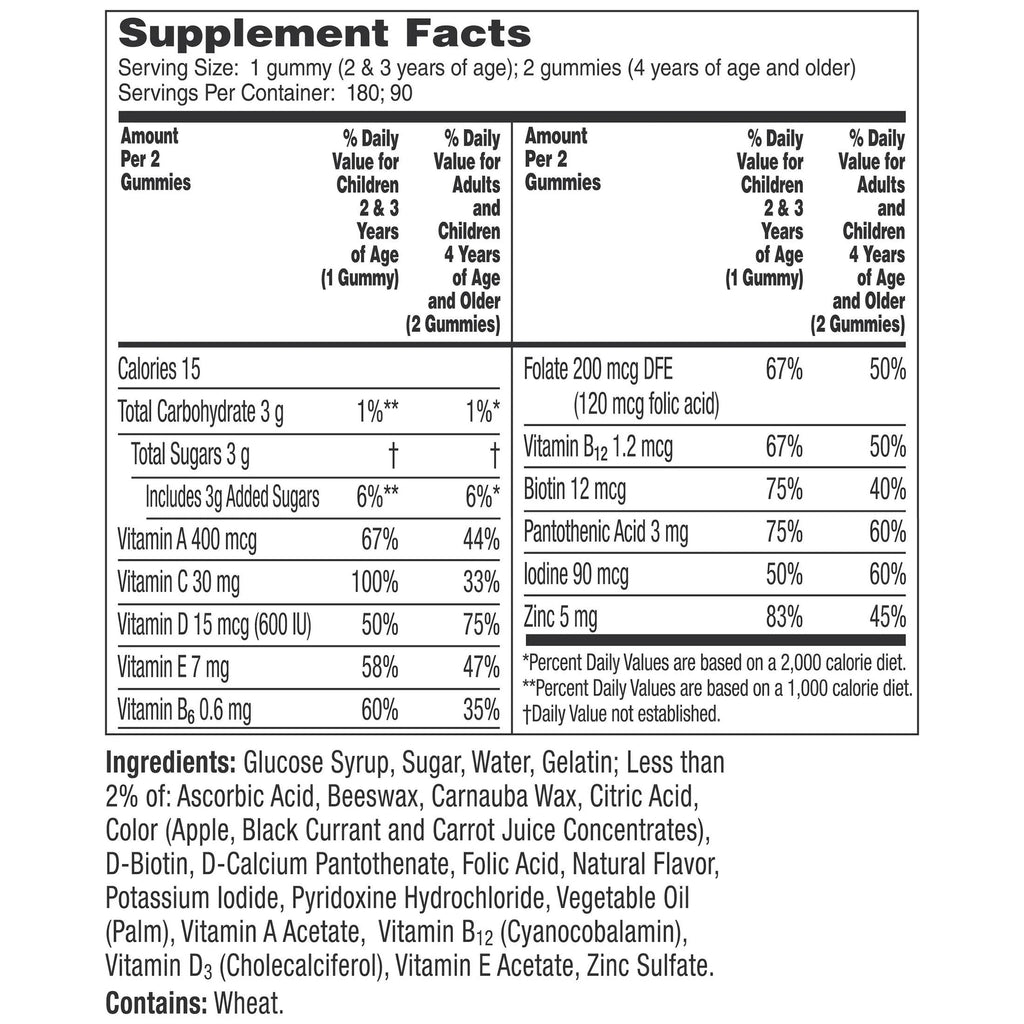 Kids Gummy Multivitamin 180 Ct T765414