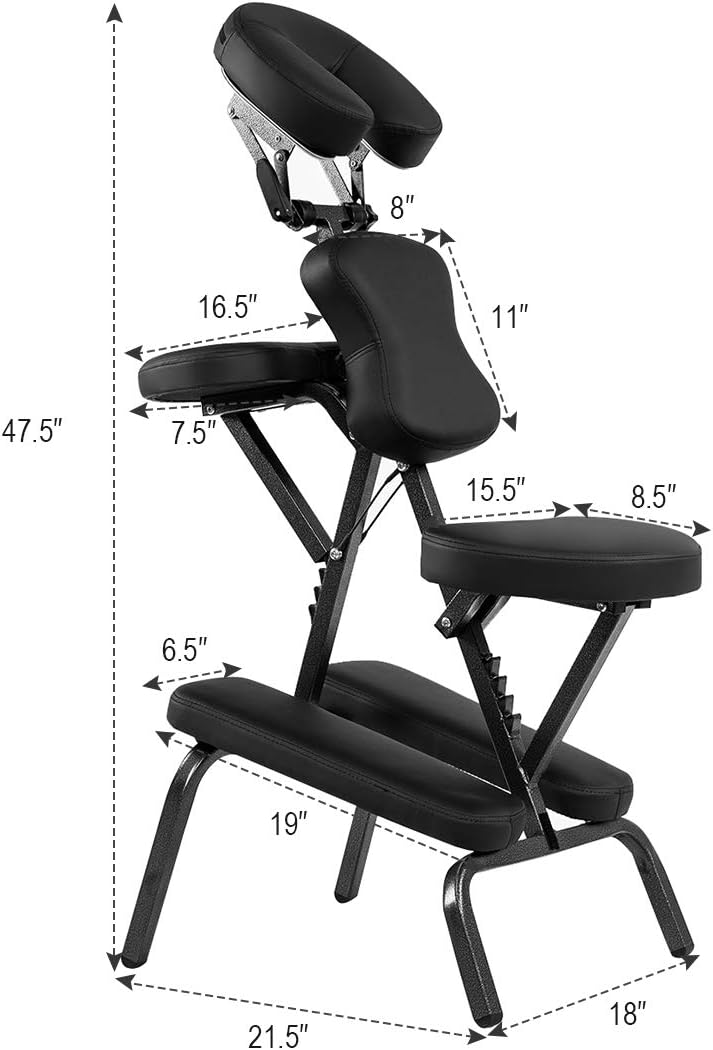 Portable Massage Chair with Carrying Bag T986