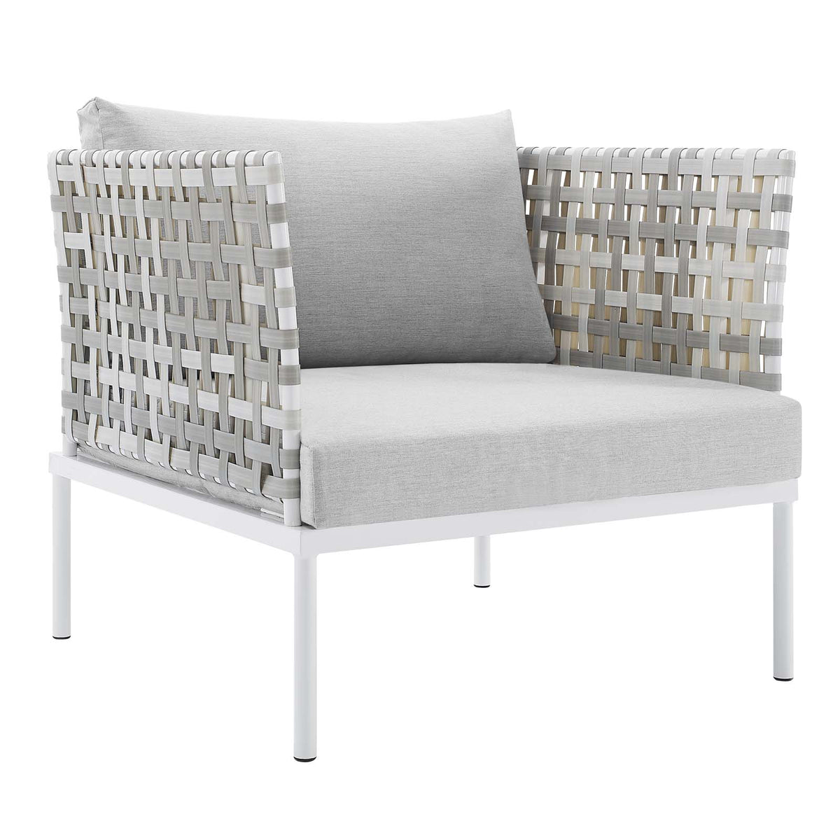10-Piece Aluminum Outdoor Sectional Sofa Set in Taupe Gray K7680
