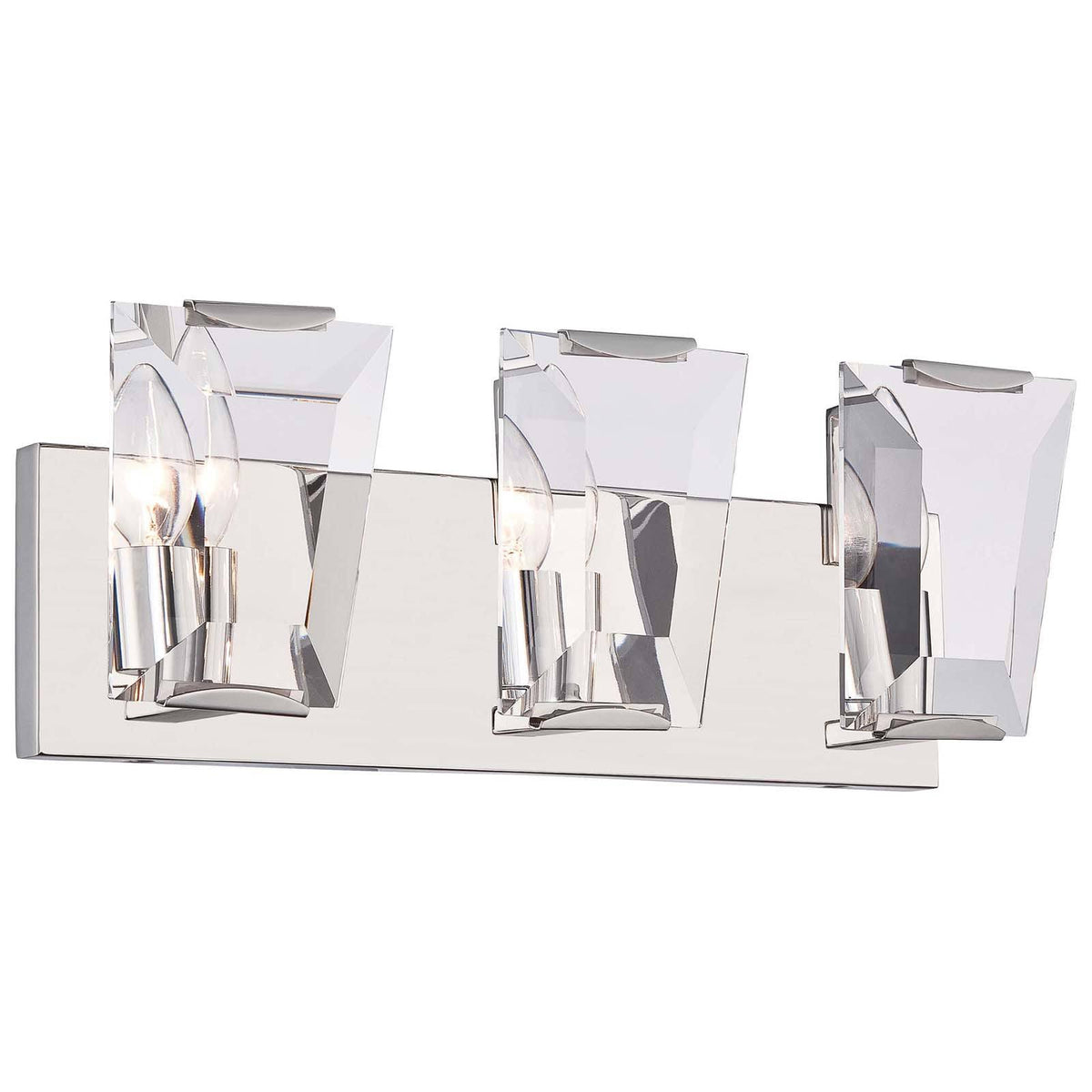Polished Nickel 3 Light Bath U1074