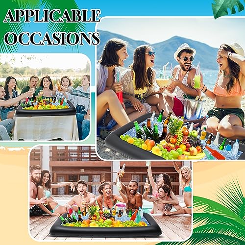 Inflatable Serving Bar Kit with Tray Mesh Food Cover and Inflator L653