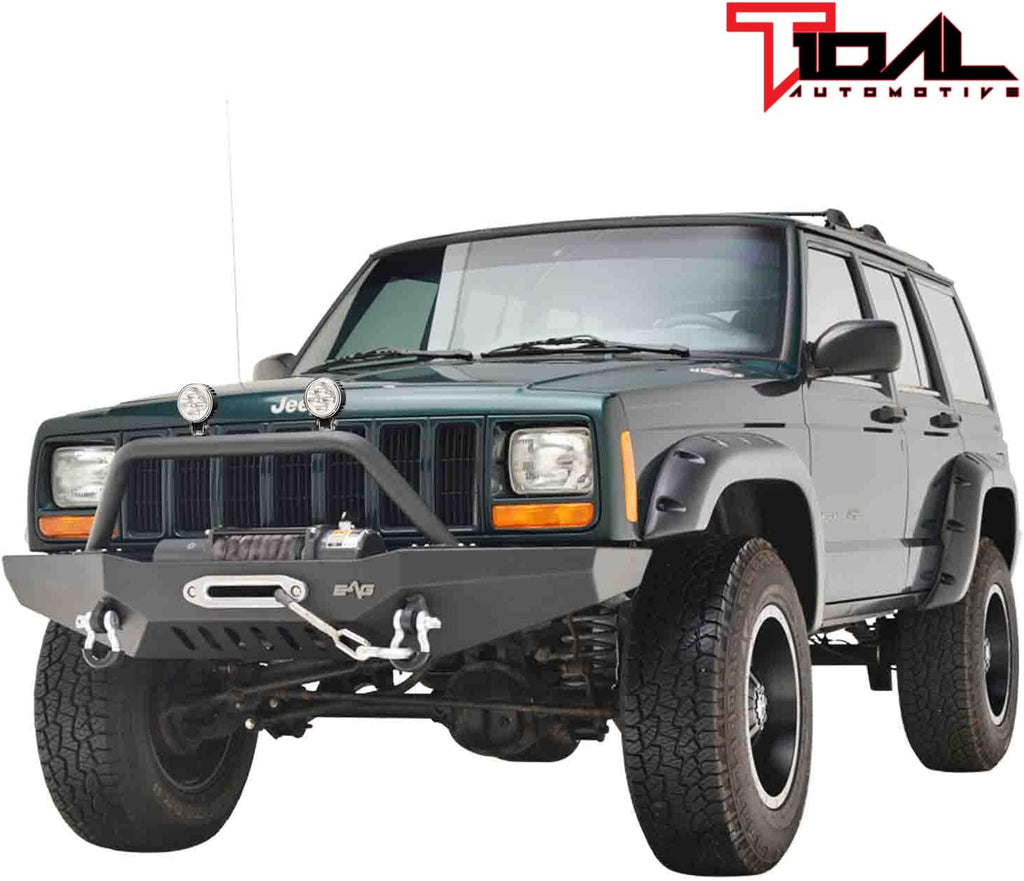 Front Bumper with Winch Plate and Hoop C2984