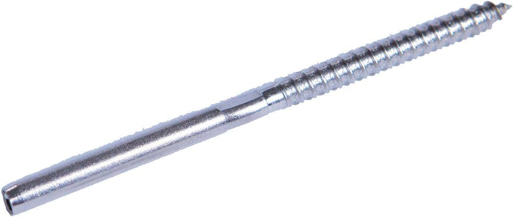Stainless Steel Hand-Crimp Lag Stud for 1/8 Cable, Lot of 10 P795