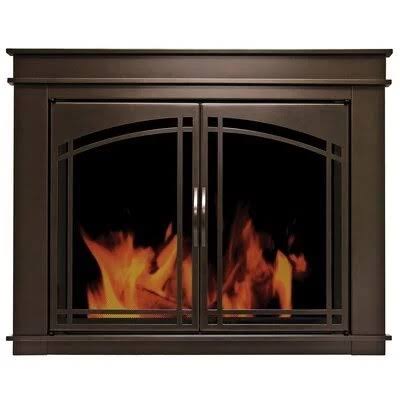 Medium Steel Fireplace Doors T953691