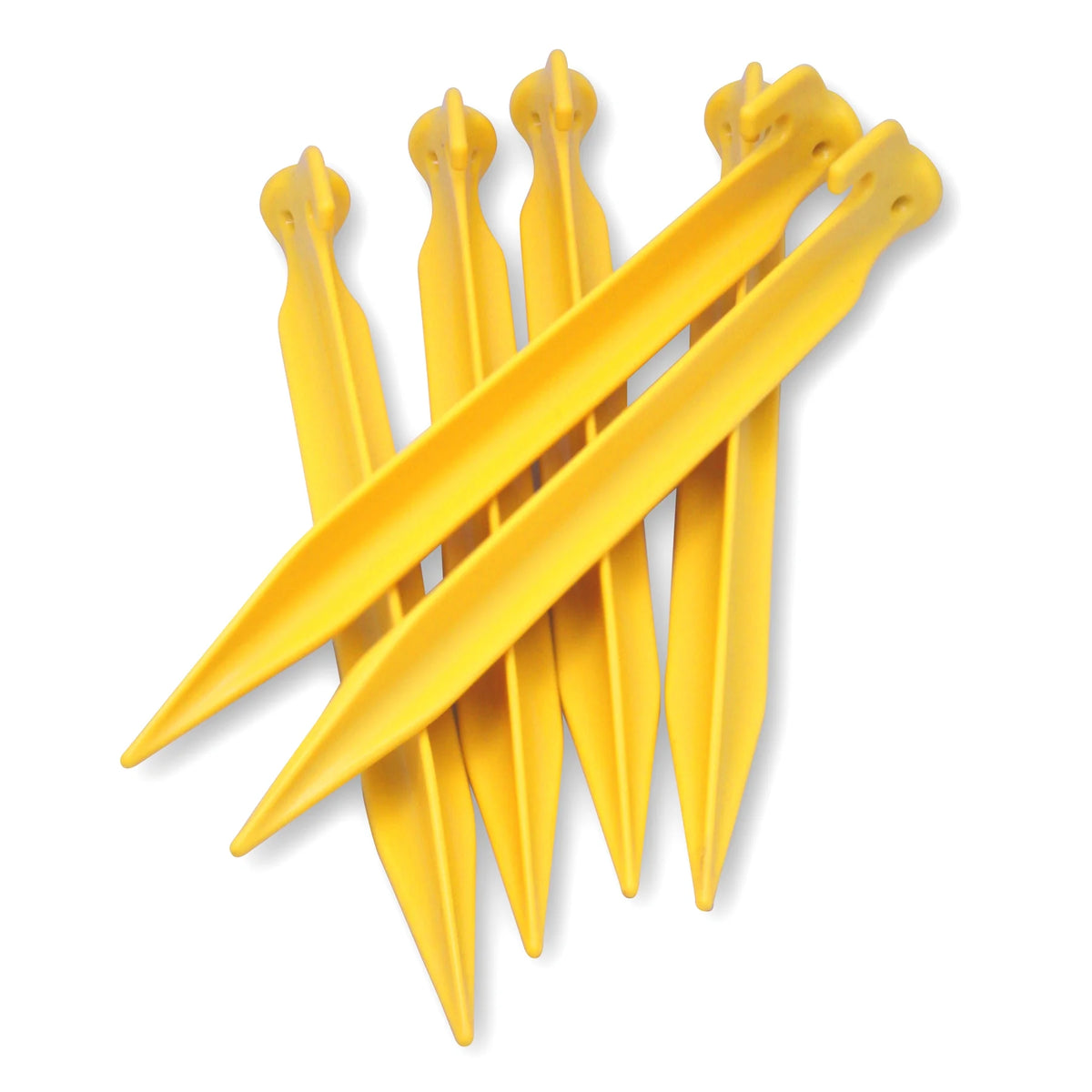 9 ABS Plastic Tent Pegs - 6 Pack I1531