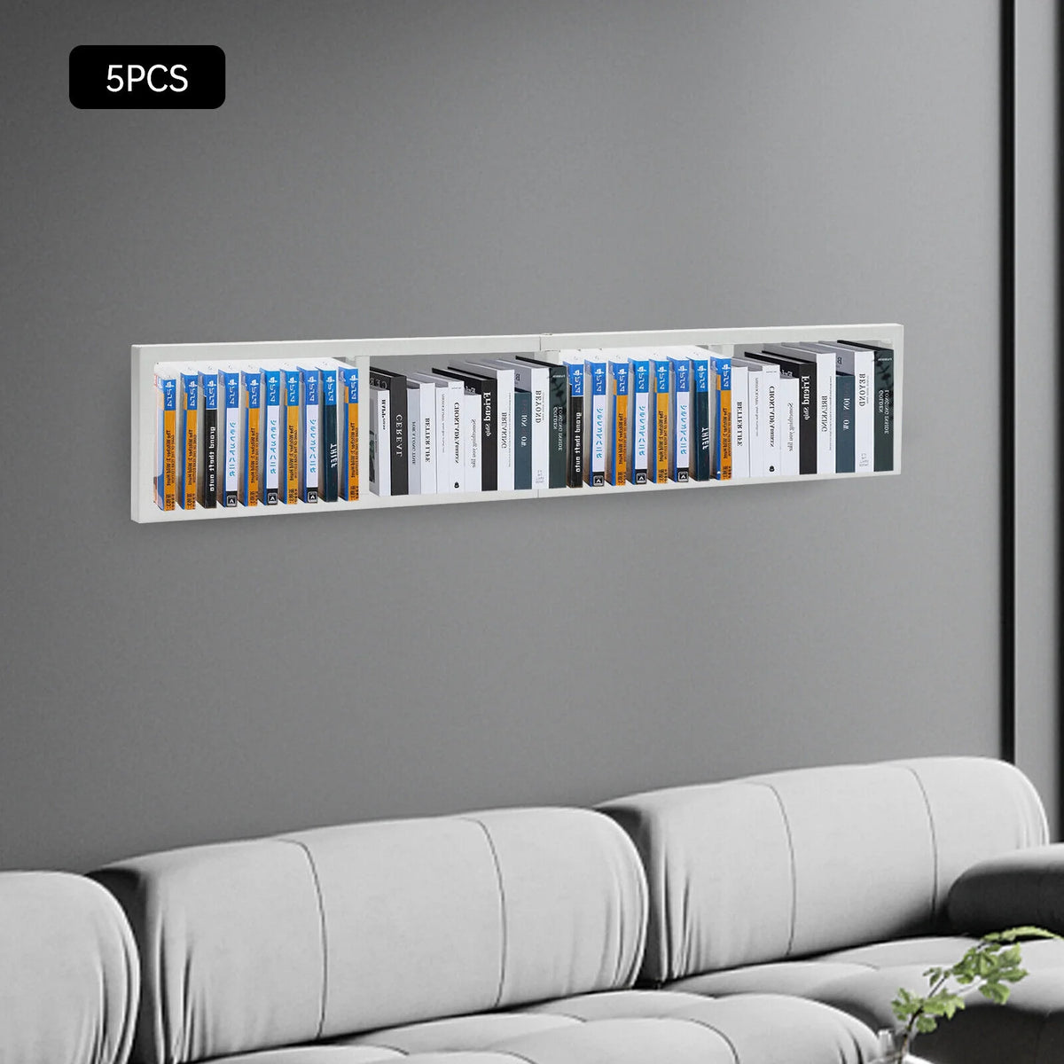Metal Storage Media Shelf CD DVD Rack Wall Mount K98903