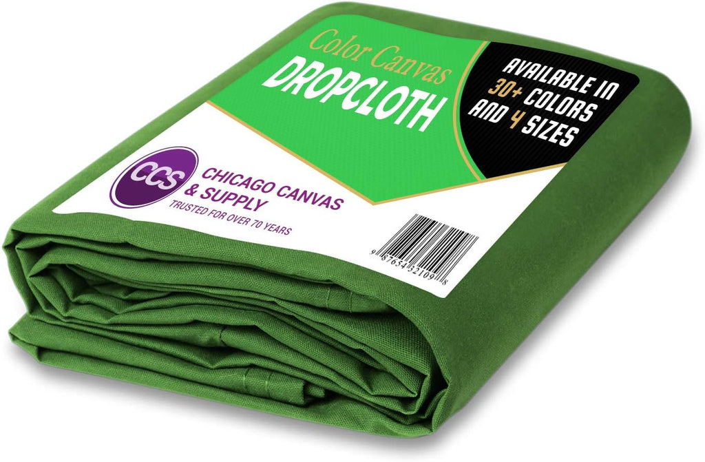Gold Cotton Canvas Drop Cloth 6 by 10 Feet Pack of 2 F708