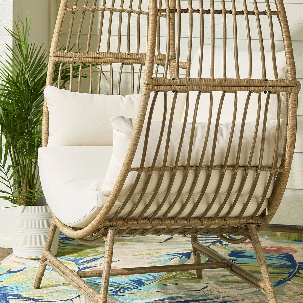Round Wicker Outdoor Egg Chair I844