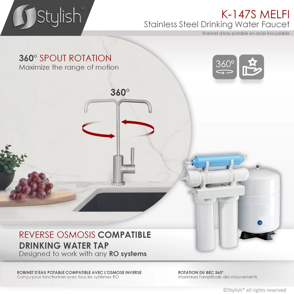 Single Handle Cold Water Tap Stainless Steel L9583