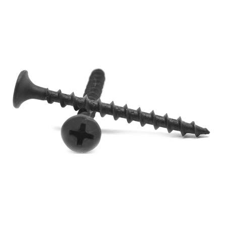 2500 Pk Coarse Thread Drywall Screw Black Phosphate L6758