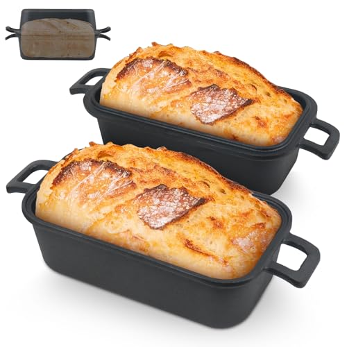 Cast Iron Loaf Pan with Lid 9x5 Inch R288222